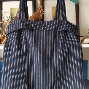 J.Crew Point Sur Blue striped Top